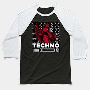 Rave Angel Techno Hardtechno Baseball T-Shirt